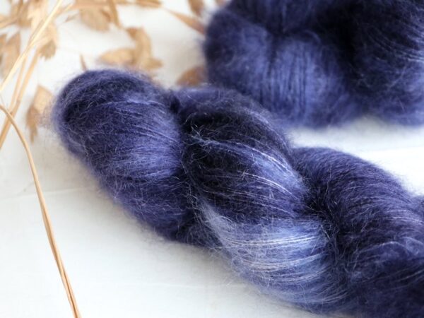 Knitamore håndfarvet Silk Mohair // Ocean