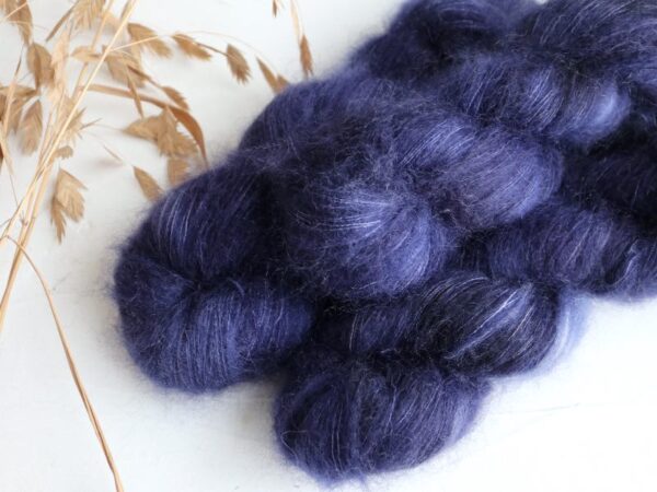 Knitamore håndfarvet Silk Mohair // Ocean