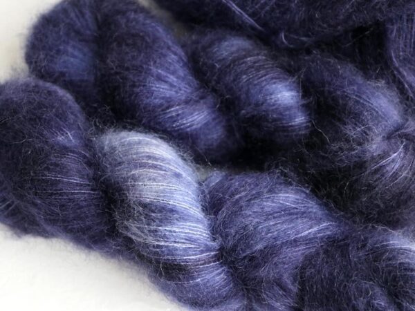Knitamore håndfarvet Silk Mohair // Ocean