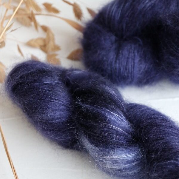 Knitamore håndfarvet Silk Mohair // Ocean