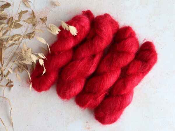 Knitamore Silk Mohair / / Red Love