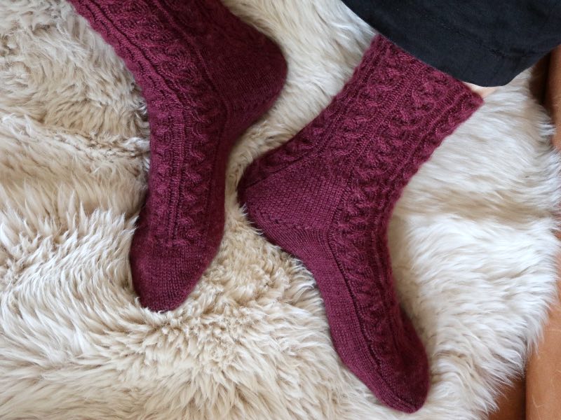 Winter Rose Socks 3 Winter Rose Socks