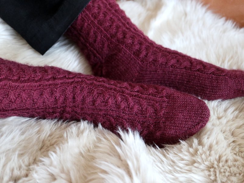 Winter Rose Socks